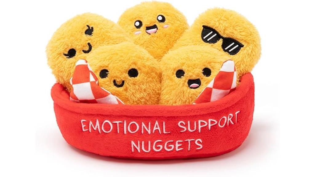 emotional chicken nuggets plush
