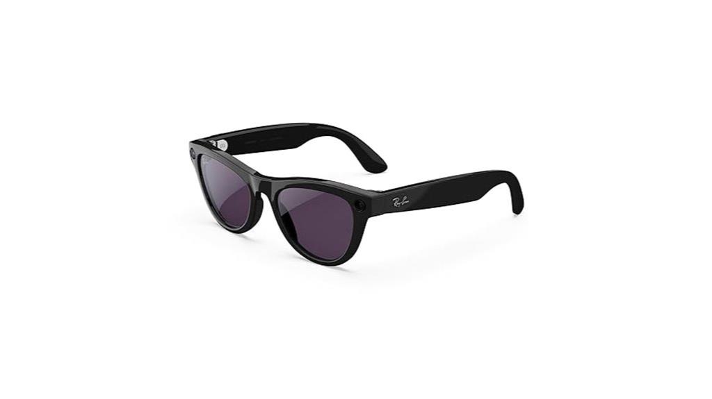 ray ban skyler black glasses