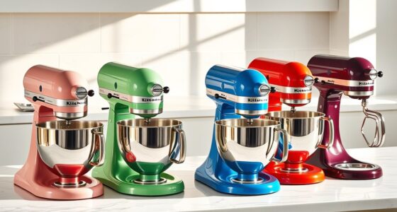 top kitchenaid mixer colors