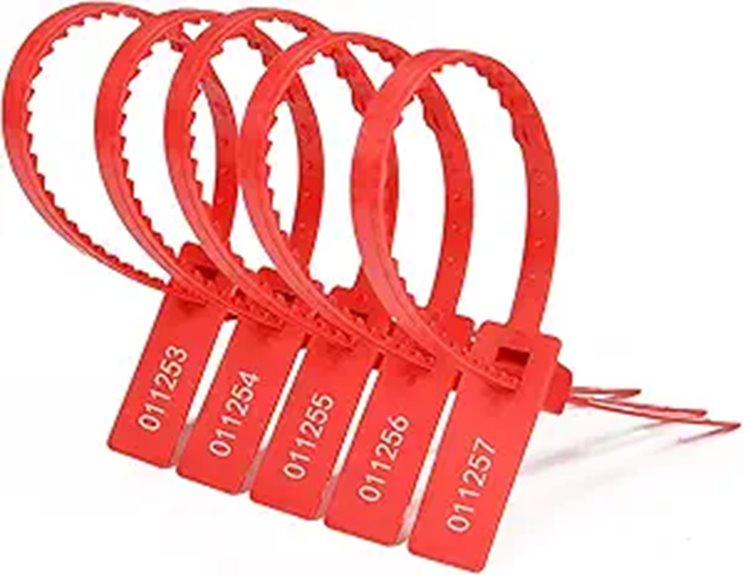 Heavy Duty Plastic Security Seals 1000 pcs