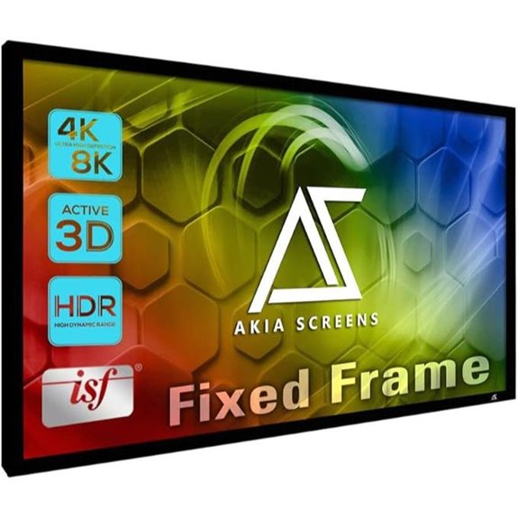 Akia Fixed Frame Projector Screen 100 inch