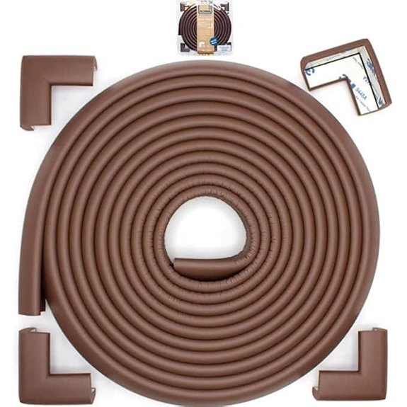 Roving Cove Baby Corner Edge Protector (15ft Coffee Brown)