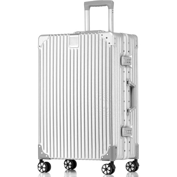 HotWay 22-Inch Hard Shell Checked Luggage with TSA