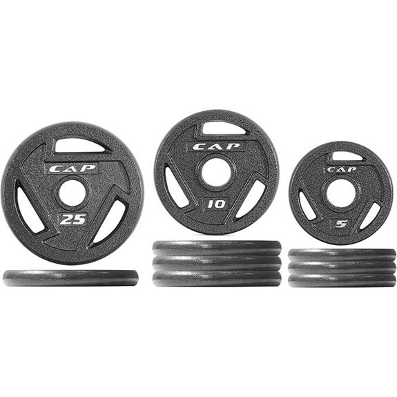CAP Barbell 2-Inch Olympic Cast Iron Weight Set