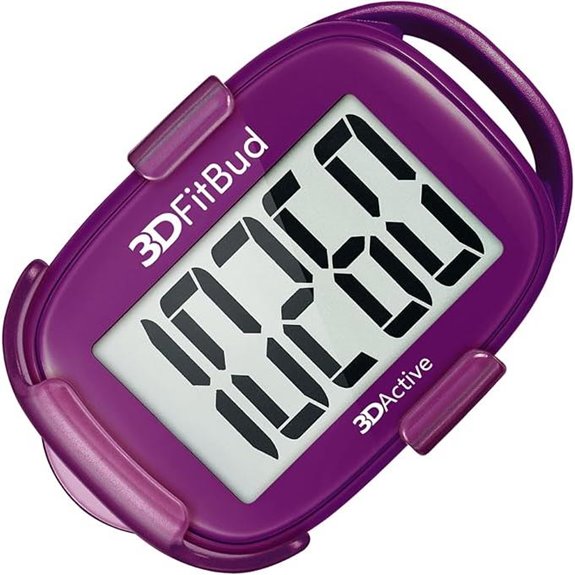 3DFitBud Simple Step Counter Pedometer (A420S)