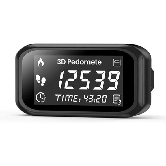 3D Pedometer with LCD Display and Step Counter