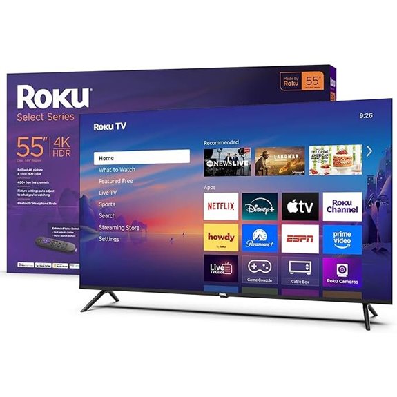 Roku 55-Inch Smart TV with Enhanced Voice Remote