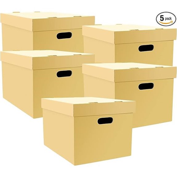 Archival Storage Cartons Acid-Free 12x15 Pack of 5