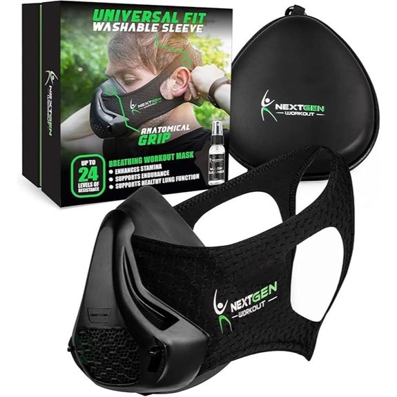 NEXTGEN Breathing Workout Mask with Adjustable Airflow