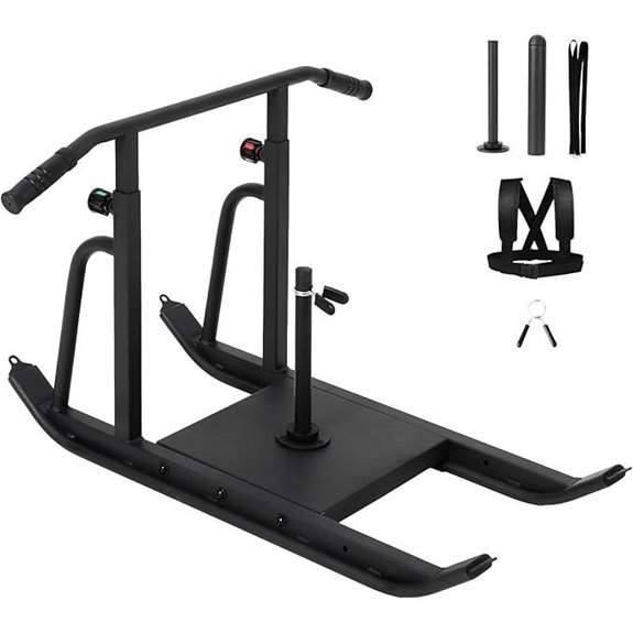 GarveeLife Adjustable Weight Sled for Fitness & Football