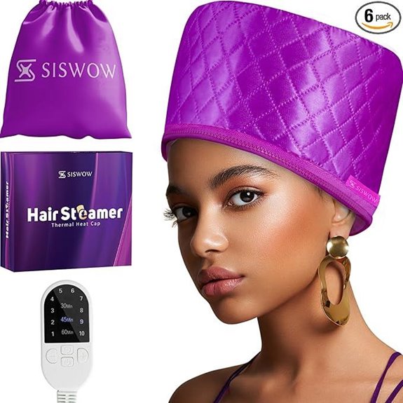 Deep Conditioning Hair Steamer with 10 Heat Levels