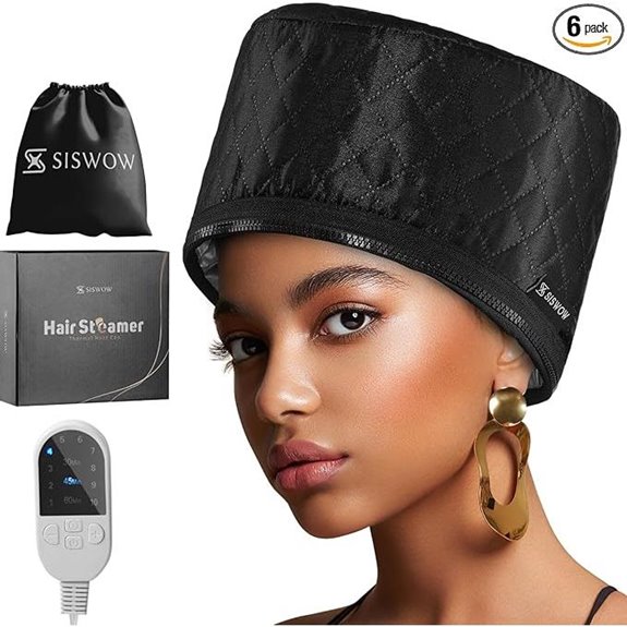 Hair Steamer for Natural Hair with 10-Level Heat