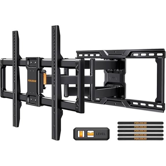 Perlegear Full Motion TV Wall Mount (42–90 Inch)