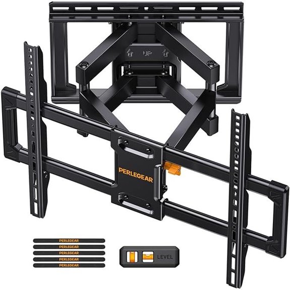 Perlegear Full Motion TV Wall Mount (42-85 inch)