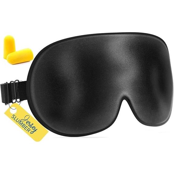 Silk Sleep Mask with Adjustable Strap and Light Blocking