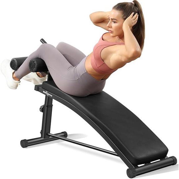 BODY RHYTHM Adjustable Sit-Up Bench for Core Workouts