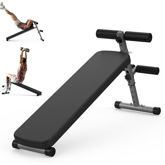 Finer Form Adjustable Sit-Up & Decline Weight Bench