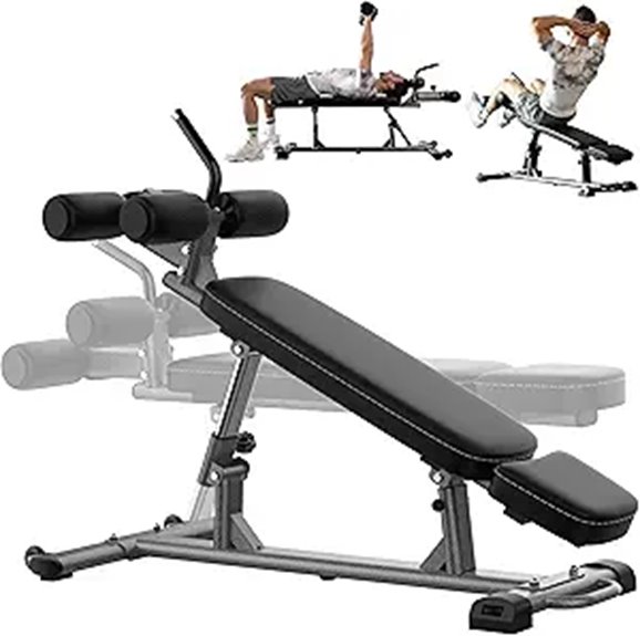 Finer Form Adjustable Sit-Up and Weight Bench
