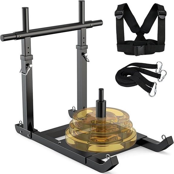 GanFindX Adjustable Weight Sled for Speed and Strength