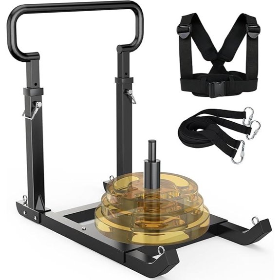 GanFindX Adjustable Weight Sled for Speed & Strength Training