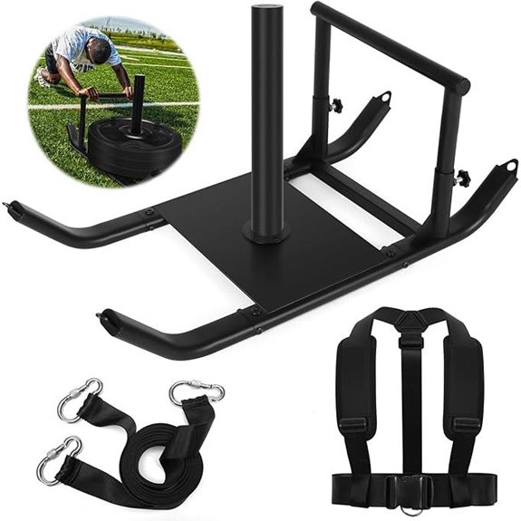 GDFISH Adjustable Weight Sled for Training and Obstacle Clearance