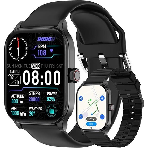 Smart Watch with AI and Fitness Tracker for All