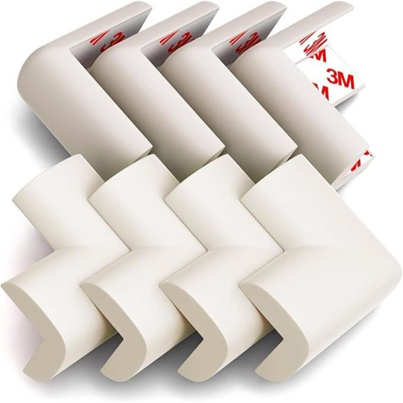 8-Pack Baby Corner Protectors with Foam Cushions