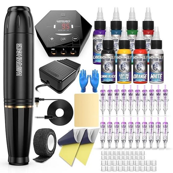 Tattoo Gun Kit for Beginners Rotary Tattoo Pen