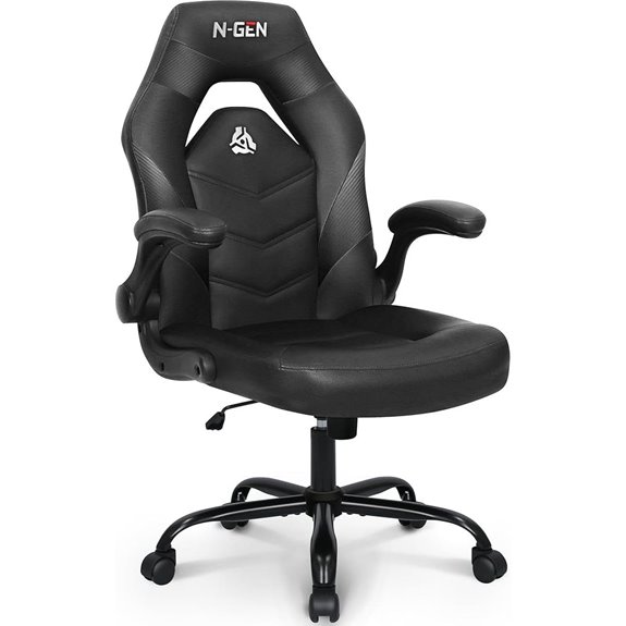 N-GEN Ergonomic Video Gaming Chair (Black)