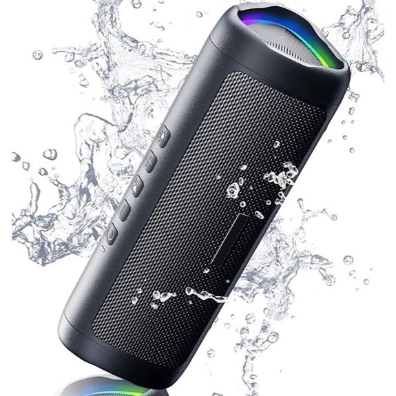 Portable Bluetooth Speaker with 20H Playtime (Black)