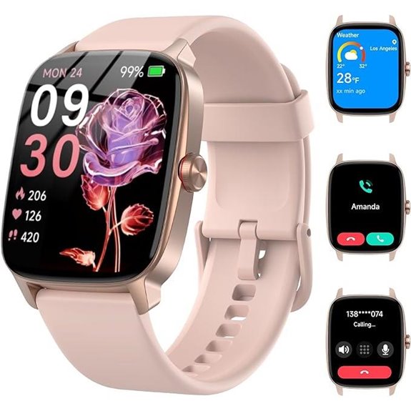 Smart Watch with Bluetooth Call & Fitness Tracker