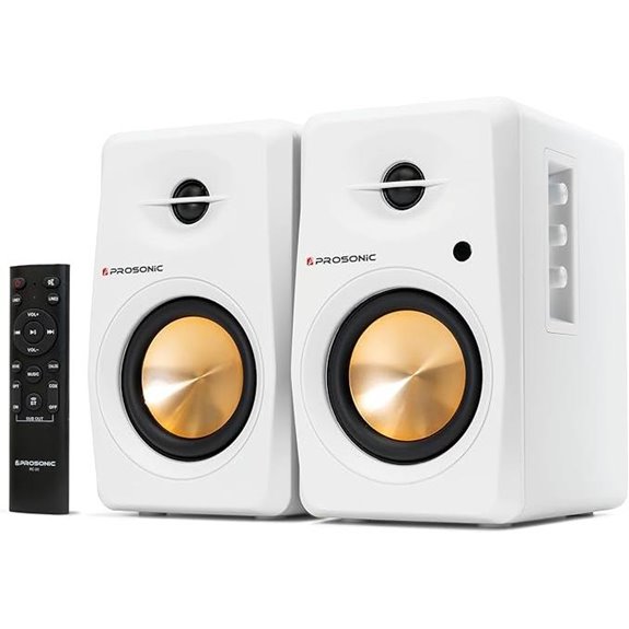 Prosonic BT30 Powered Bluetooth Bookshelf Speakers