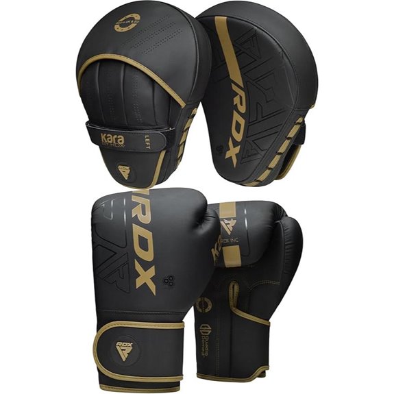 RDX Boxing Gloves & Pads Set for MMA and Muay Thai
