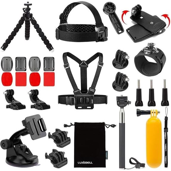 Luxebell Accessories Kit for AKASO and GoPro