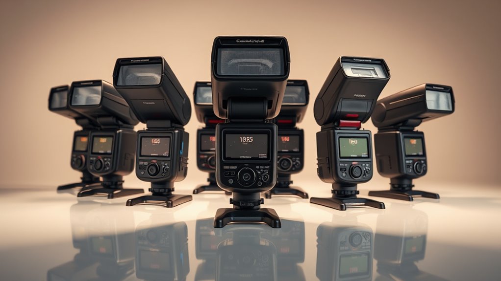 camera flash compatibility and features