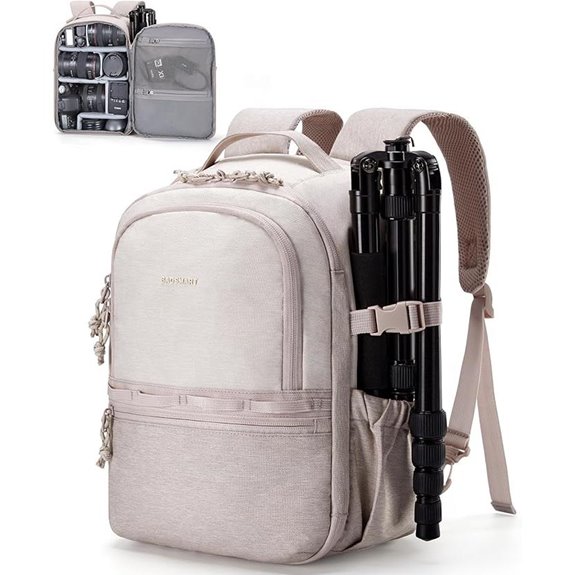 BAGSMART DSLR Camera Backpack for Photographers