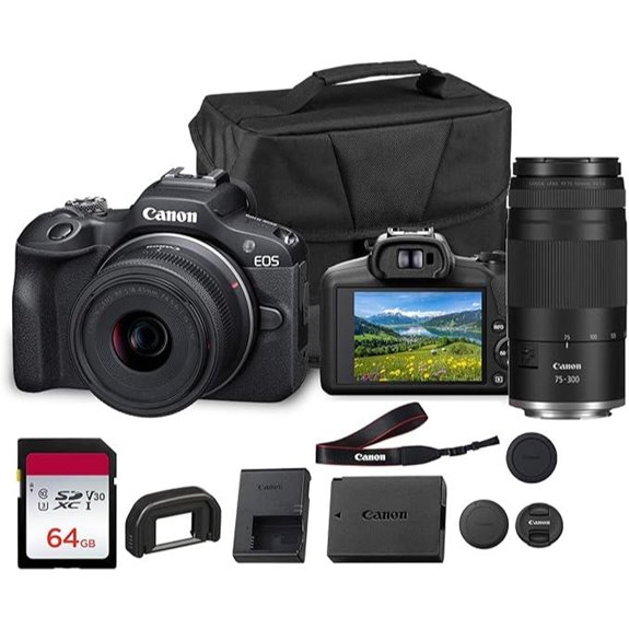 Canon EOS R100 Mirrorless Camera Double Lens Kit