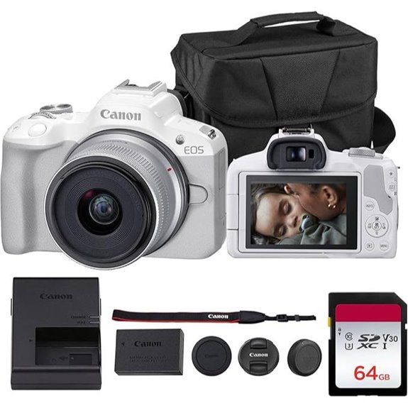 Canon EOS R50 Mirrorless Camera Kit with Lens