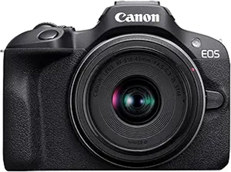 Canon EOS R100 Mirrorless Camera with Lens Kit