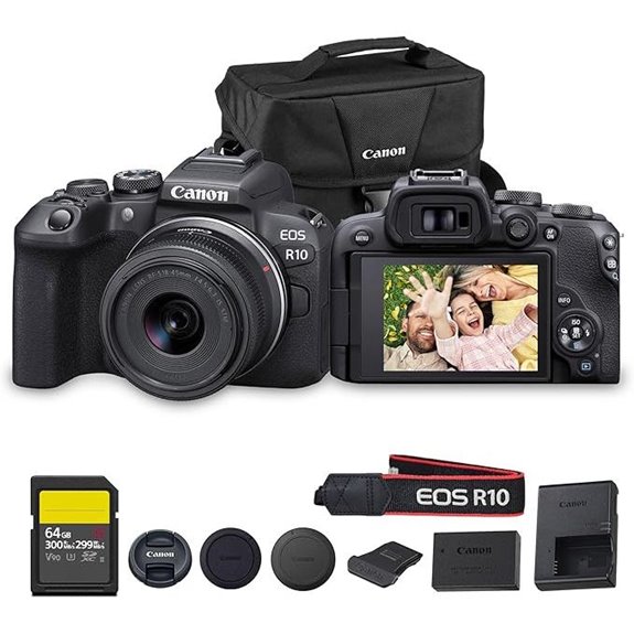 Canon EOS R10 Mirrorless Camera Kit with Lens