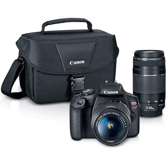 Canon EOS Rebel T7 DSLR Camera with 2 Lenses