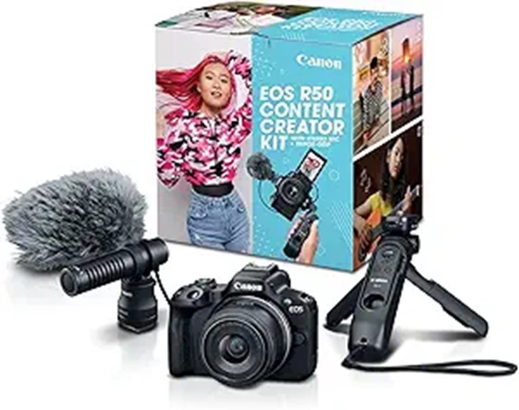 Canon EOS R50 Content Creator Kit (Vlogging Camera)