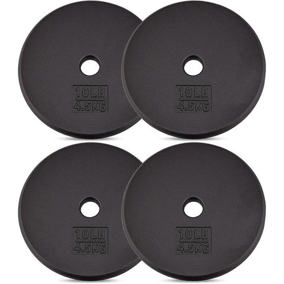 Yes4All Cast Iron Weight Plate Set (5-25LB)
