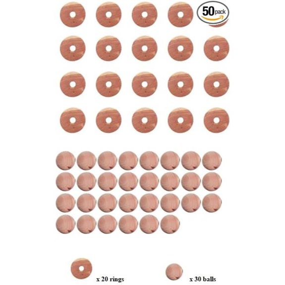 Cedar Clothes Storage Blocks - Variety Pack (50)