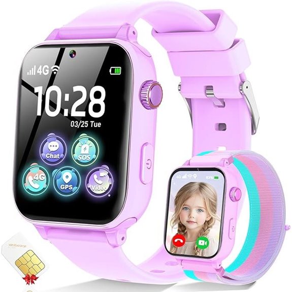 4G Kids Smart Watch GPS Tracker with SIM Card
