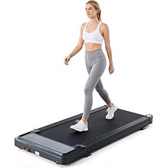 Sweetcrispy Compact Under-Desk Treadmill for Home