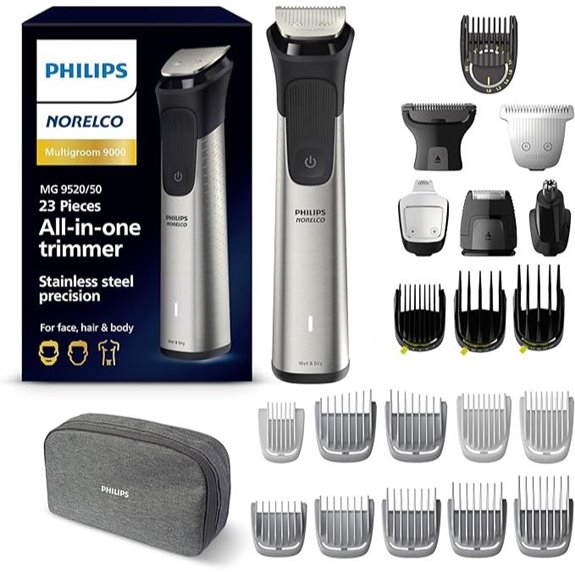 Norelco Philips Multigroom 9000 23-Piece Grooming Kit