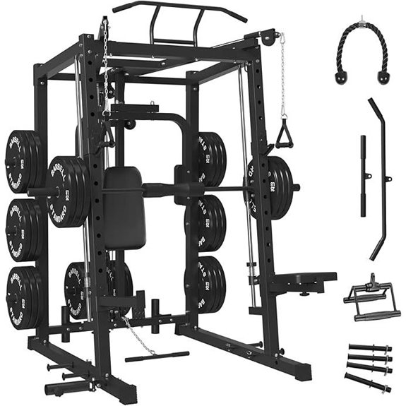 Mikolo All-in-One Home Gym with Power Cage