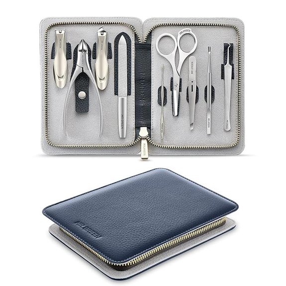 9-in-1 Manicure & Pedicure Set with Travel Case