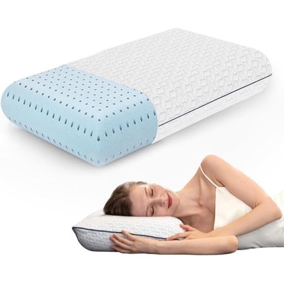 Cooling Gel Memory Foam Pillow with Bamboo Cover